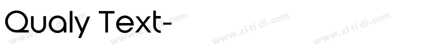 Qualy Text字体转换